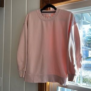 Lululemon women’s crew neck sweatshirt light pink